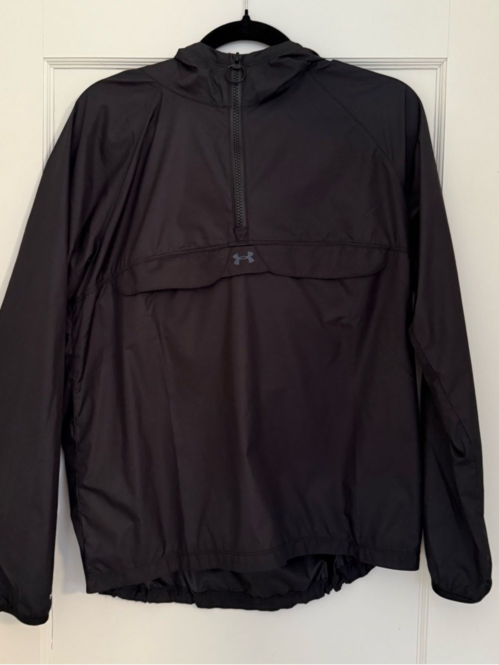 Under Armour Black Hooded Windbreaker Jacket